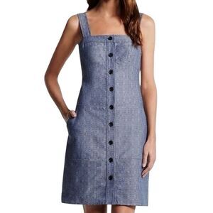 Derek Lam for Design Nation" Size 10 collection Chambray Overall Dress.